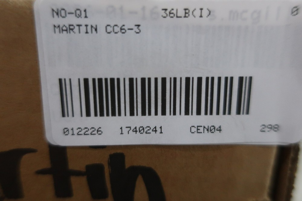 Martin CC6-3 Hardened Coupling Shaft