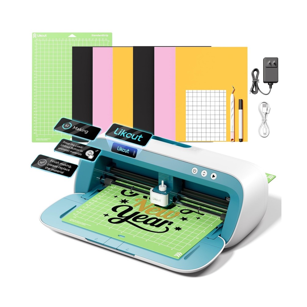 S41 Vinyl Cutter Machine - Essential Starter Bundle for DIY Crafts | Smart St...