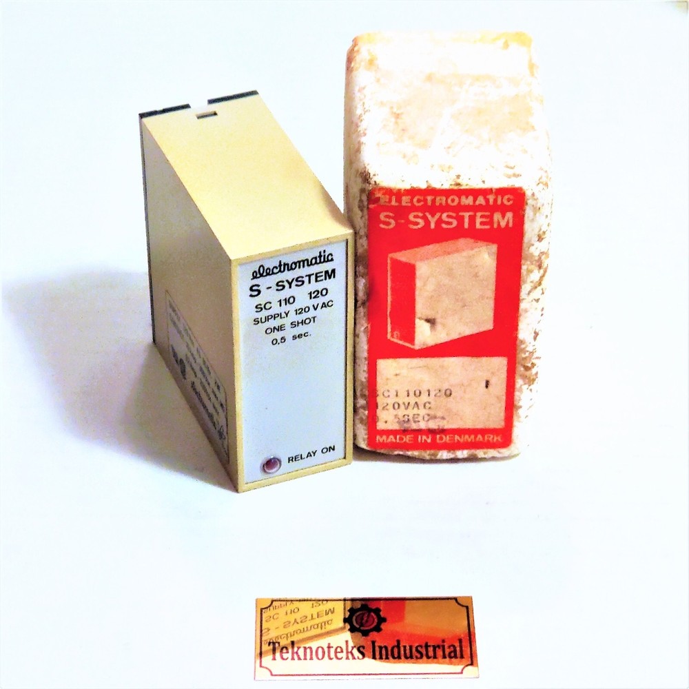 ELECTROMATIC S-SYSTEM SC 110 120 TIME DELAY RELAY 0.5 SEC / 120VAC