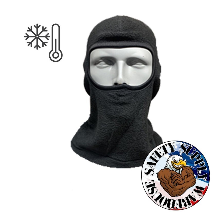 Polar Fleece Ski Mask - Black