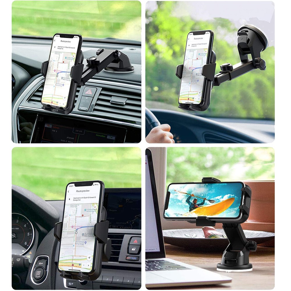 Mobile Cell Phone Holder Car Mount Universal 360° Windshield Dashboard Air Vent