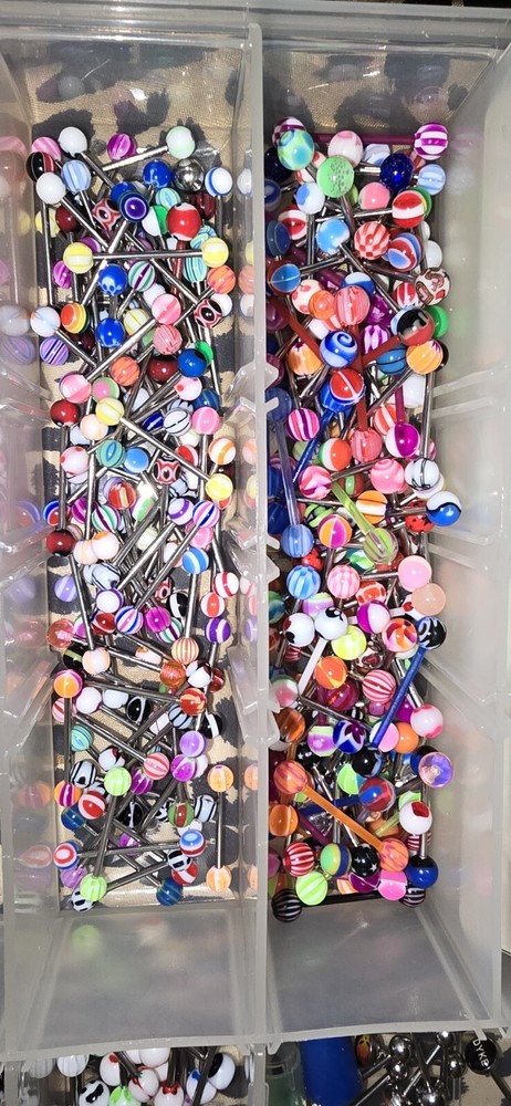 20 Pieces Tongue Ring Lot