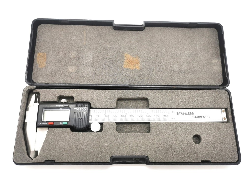 Toledo 0-150mm Digital Caliper with Case