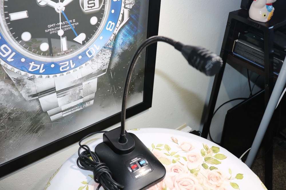 Bogen DDU250 Desktop Push-To-Talk Mic with Lock - Dynamic Uni-Directional