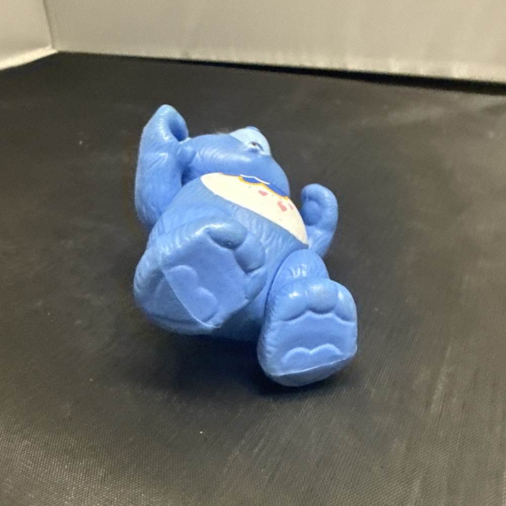 Care Bears Grumpy Bear Blue Rain Cloud Poseable 1983 Kenner 3.5" Toy
