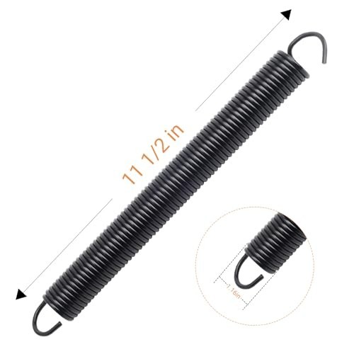 Attic Ladder Spring Replacement Kit - Pull Down Stair Springs 11.5" - 2 Pack