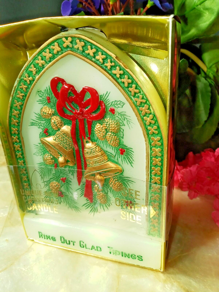 5"IN VINTAGE CHRISTMAS CANDLE