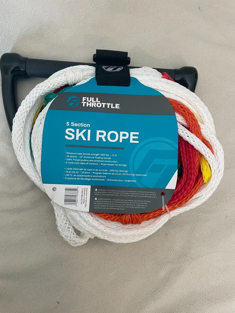 Full Throttle 5 Section Water Ski Rope