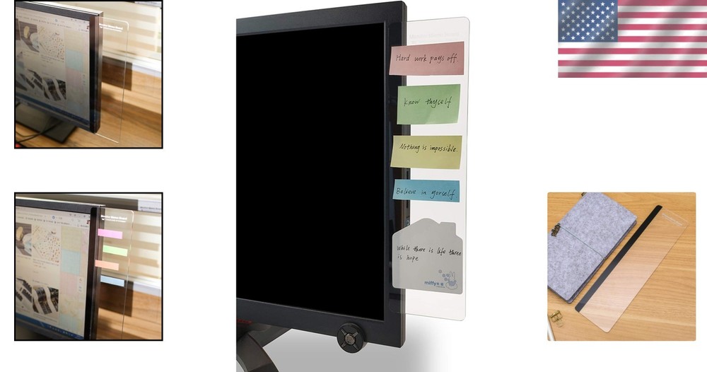 Customizable Transparent Acrylic Message Boards - Effective Reminder Solution