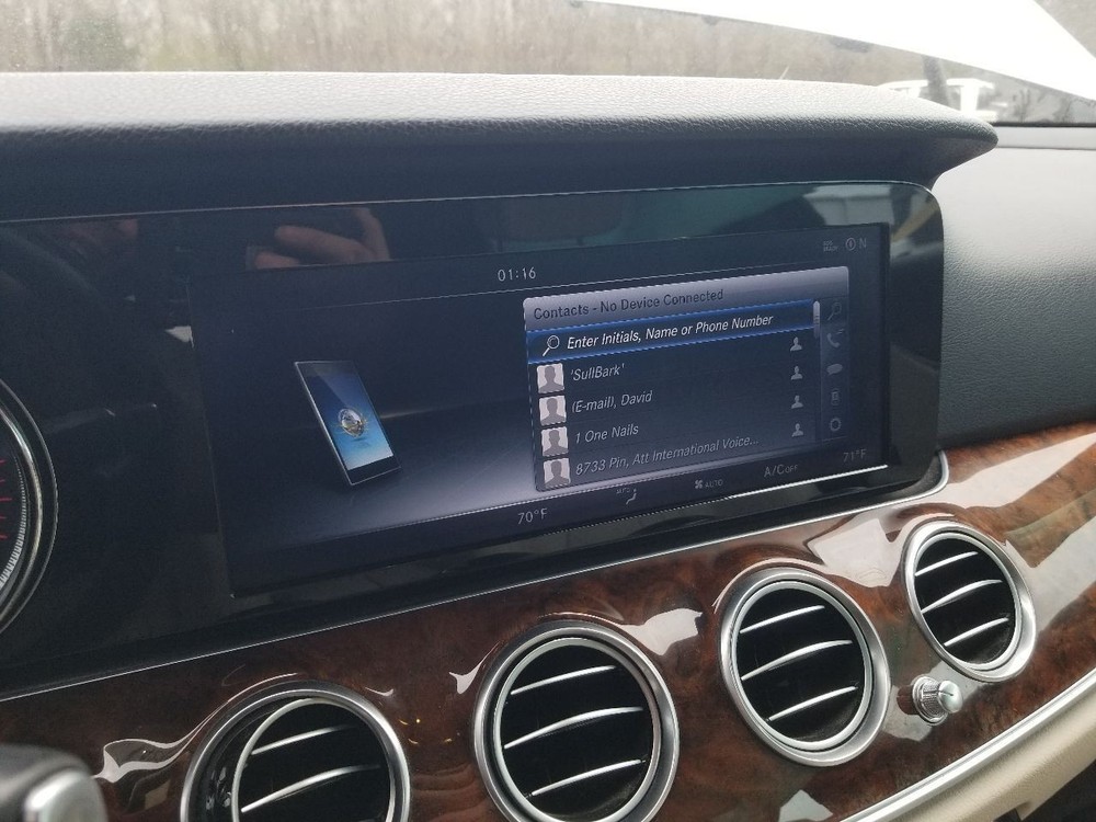 2017 MERCEDES E400 213 TYPE WAGON FRONT VIEW WINDSHIELD MOUNTED CAMERA