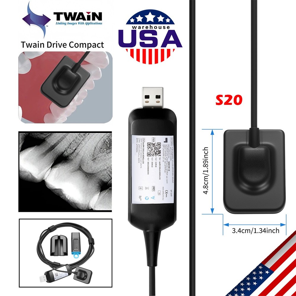 Dental X ray Sensor Digital Sensor Rayos Digital Imaging System Sensor w/ Holder