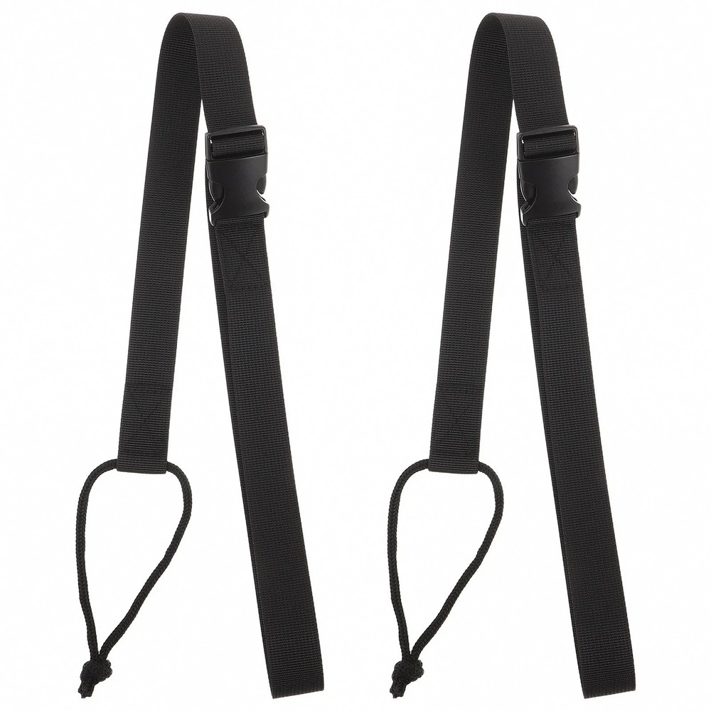 2Pcs Adjustable Snowboard Leashes for Beginners Universal Safety Binding