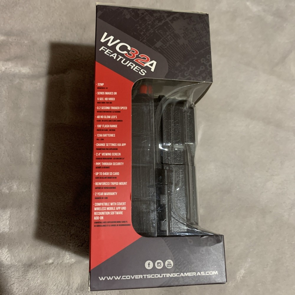 Brand New Covert WC32-A Cellular Trail Camera
