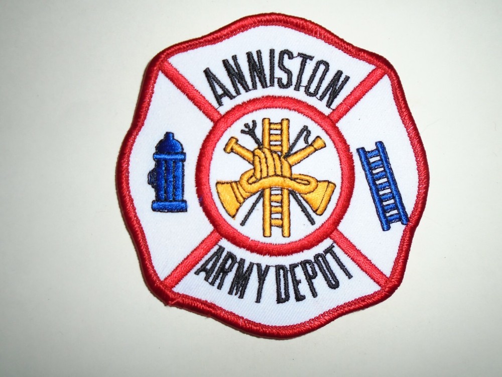 US ANNISTON ARMY DEPOT Merrowed Edge Patch