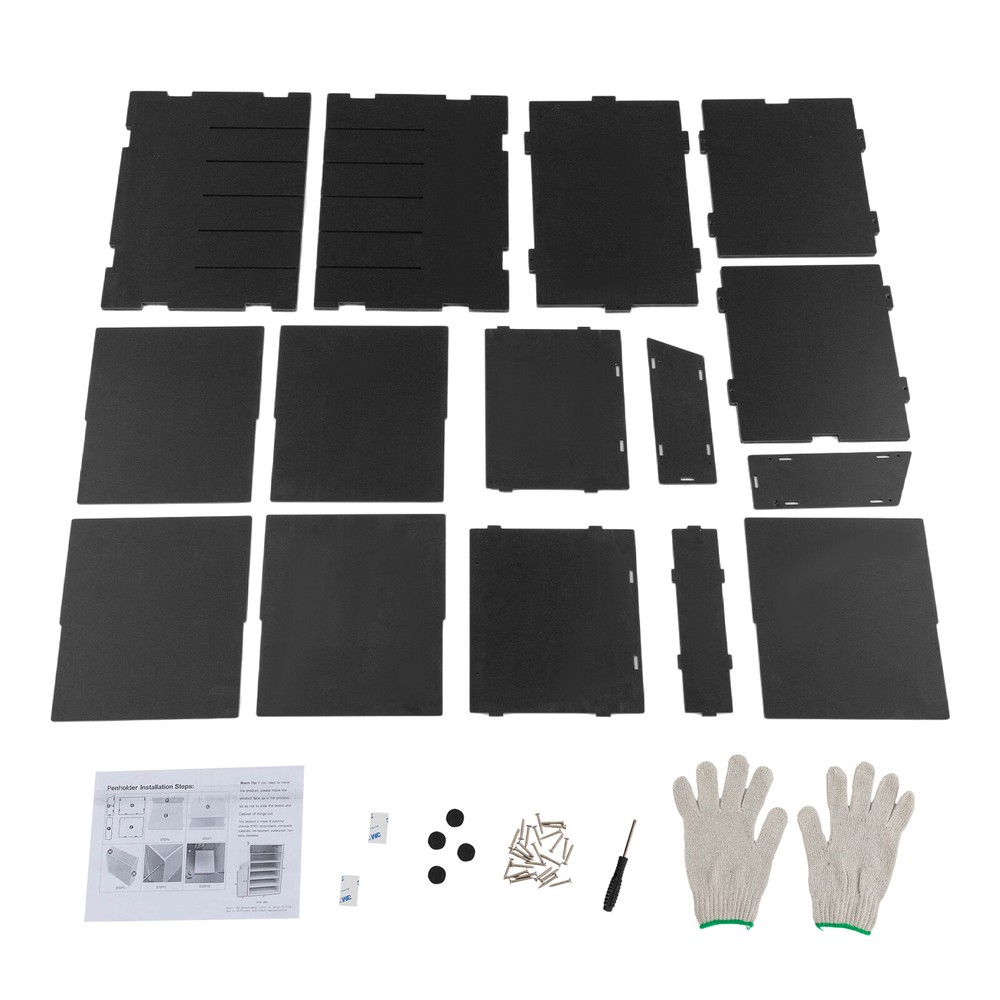 File Organizer PVC Board Letter Desktop Document Folder Office Tray Holder 6Tier
