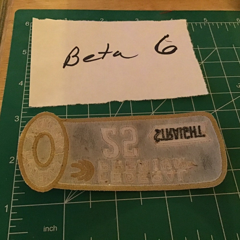 Federal Premium 25 Straight Cloth Patch