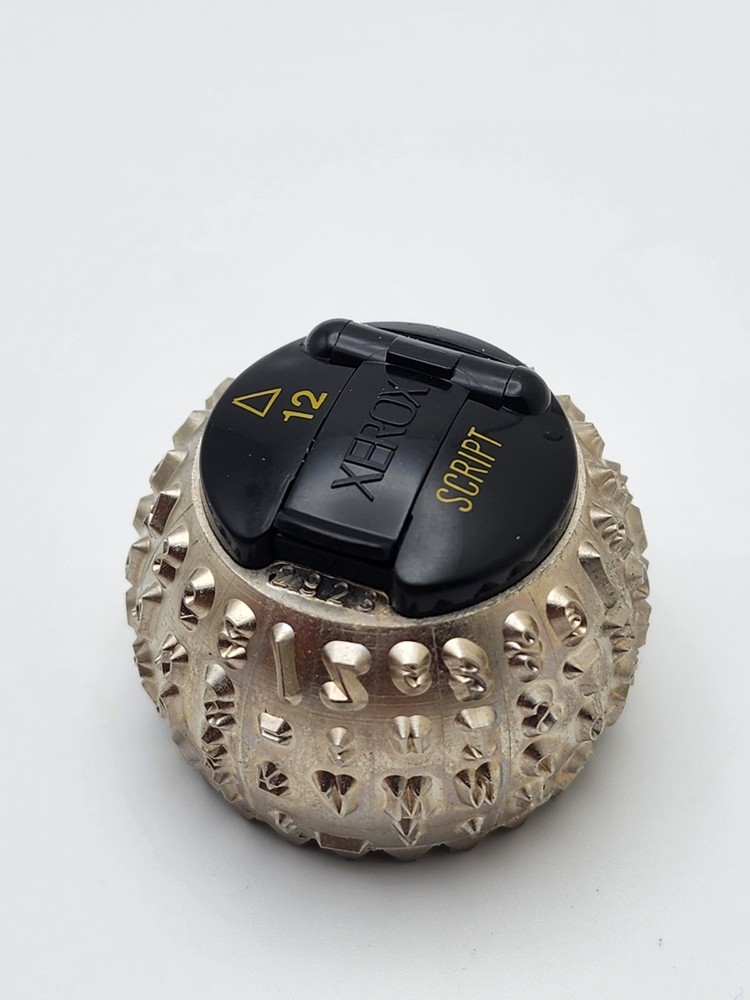 Xerox Selectric II Typewriter Ball Script 12 Case