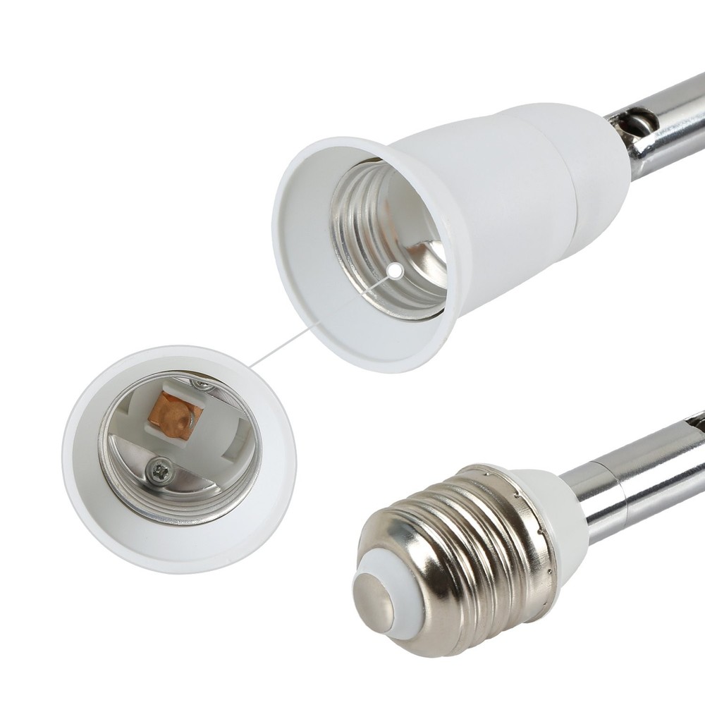 ELECTOP Light Socket Extender 90 Degree Bending E27 to Bulb Base Lamp...