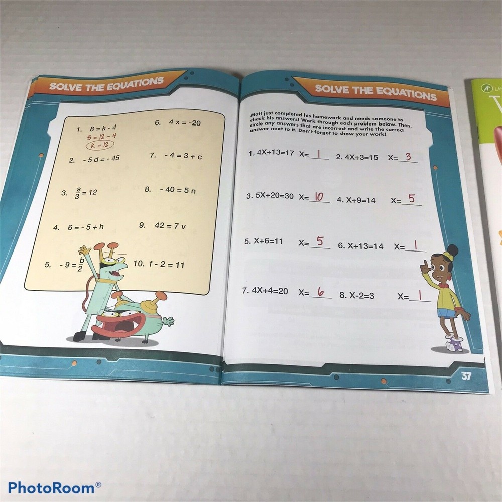 2-Pack Cyberchase/Multiplication Grades 2-3 Workbooks New