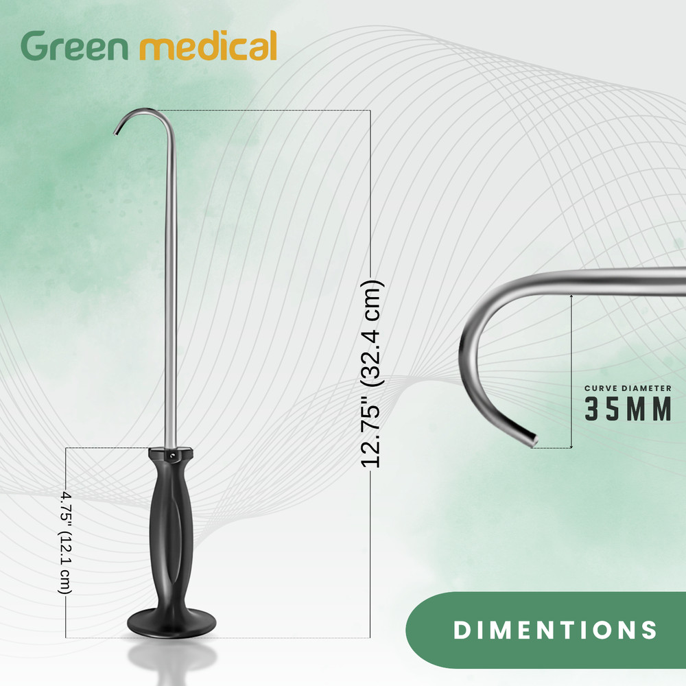 Bone Hook Retractor Medium Bone Knee Raiser Hip Retractor Orthopedic instruments