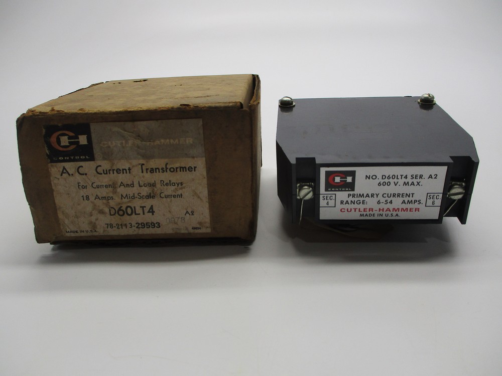 CUTLER HAMMER D60LT4 TRANSFORMER NSMP