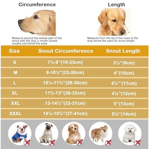 Soft Breathable Dog Muzzle - Adjustable Basket Design for Chewing, Biting & Groo