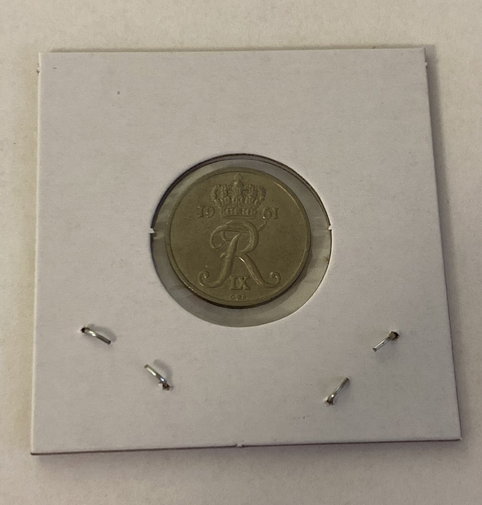 1961 Denmark 10 Ore Coin B16