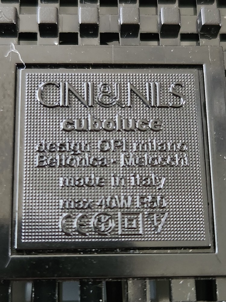 Cini & Nils Cuboluce Rare Table Lamp Cube