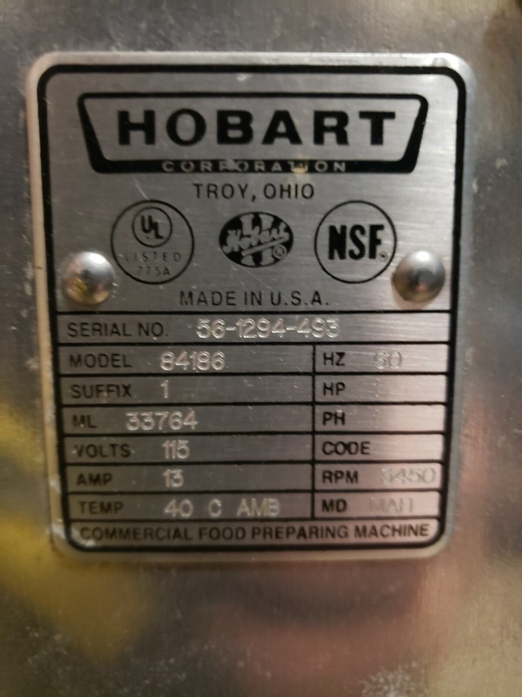 Hobart Buffalo Chopper 84186