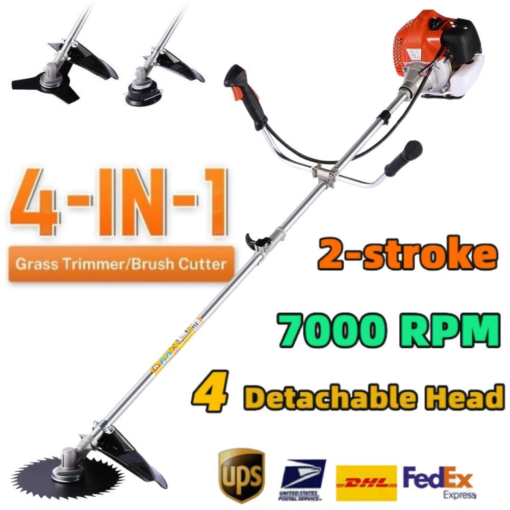 58CC Cordless Weed Eater Wacker Gas Powered 2-Cycle 4-in-1 String Trimmer Edger✅