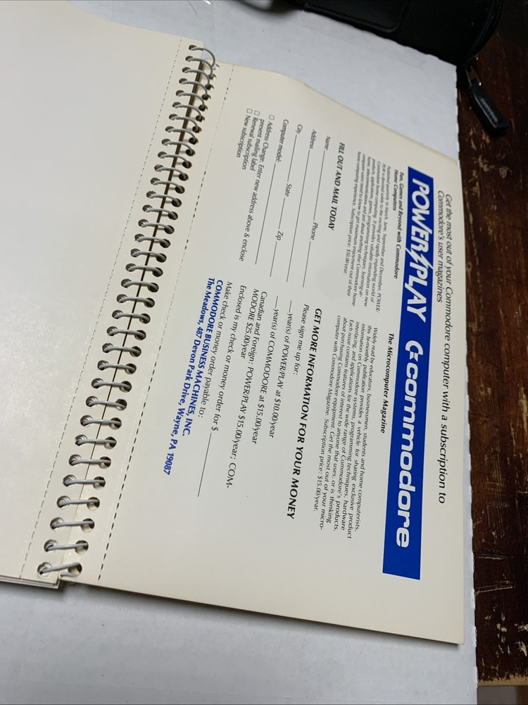 Commodore 64 User’s Guide- Original Vintage 1983 (Third Printing)