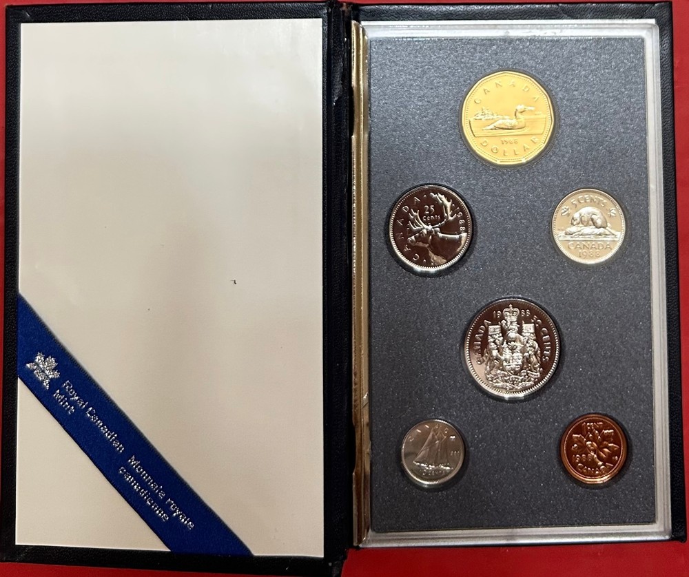 1988 Canada Specimen Set Plus COA & Box