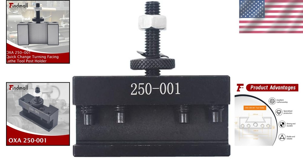 OXA Quick Change Lathe Tool Post Holder 250-001 - Precision Engineering