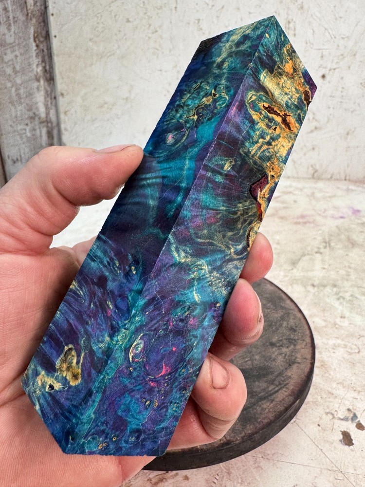 Stabilized Box Elder Burl Turning Blank | Duck Game Call | SBEB 1247