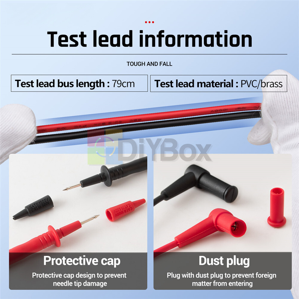 ANENG Q1 Backlight Digital Handheld Multimeter 9999 Counts Tester Auto-Ranging