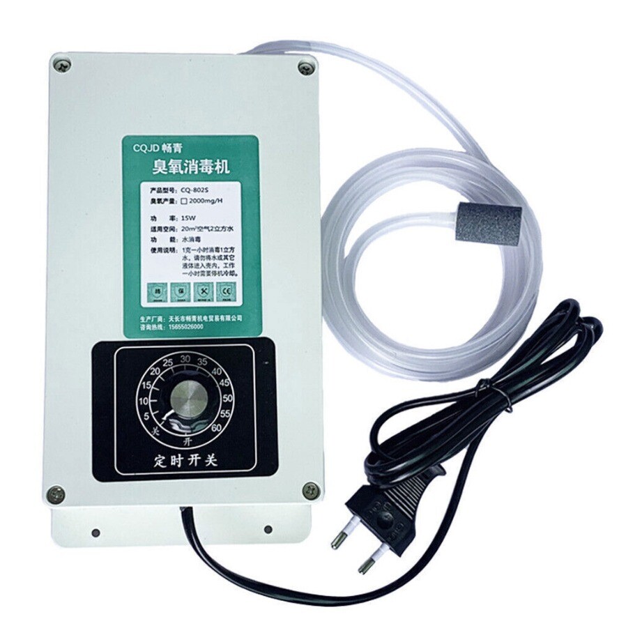 Portable Ozone Machine for Liquid Air Multipurpose Ozonator with Timer 220V