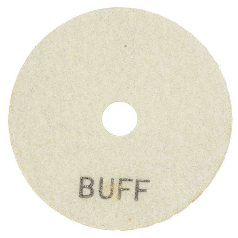 Specialty Diamond E4WBUFF 4 Inch White Buffing Polishing Pad