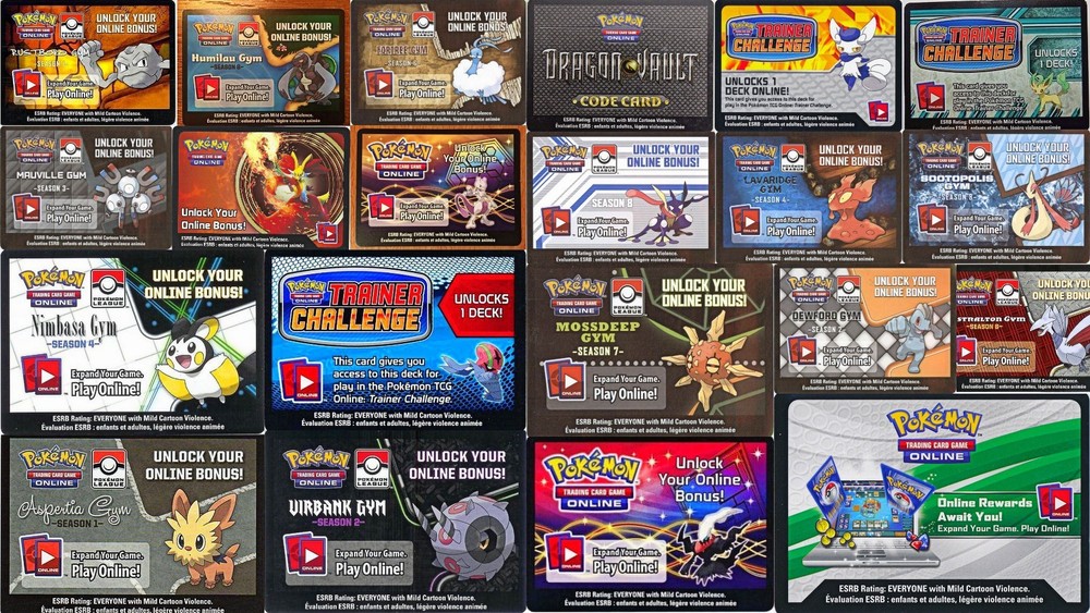 20th ANNIVERSARY / MYTHICAL COLLECTION GENERATIONS LIVE ~ Pokemon Online Codes