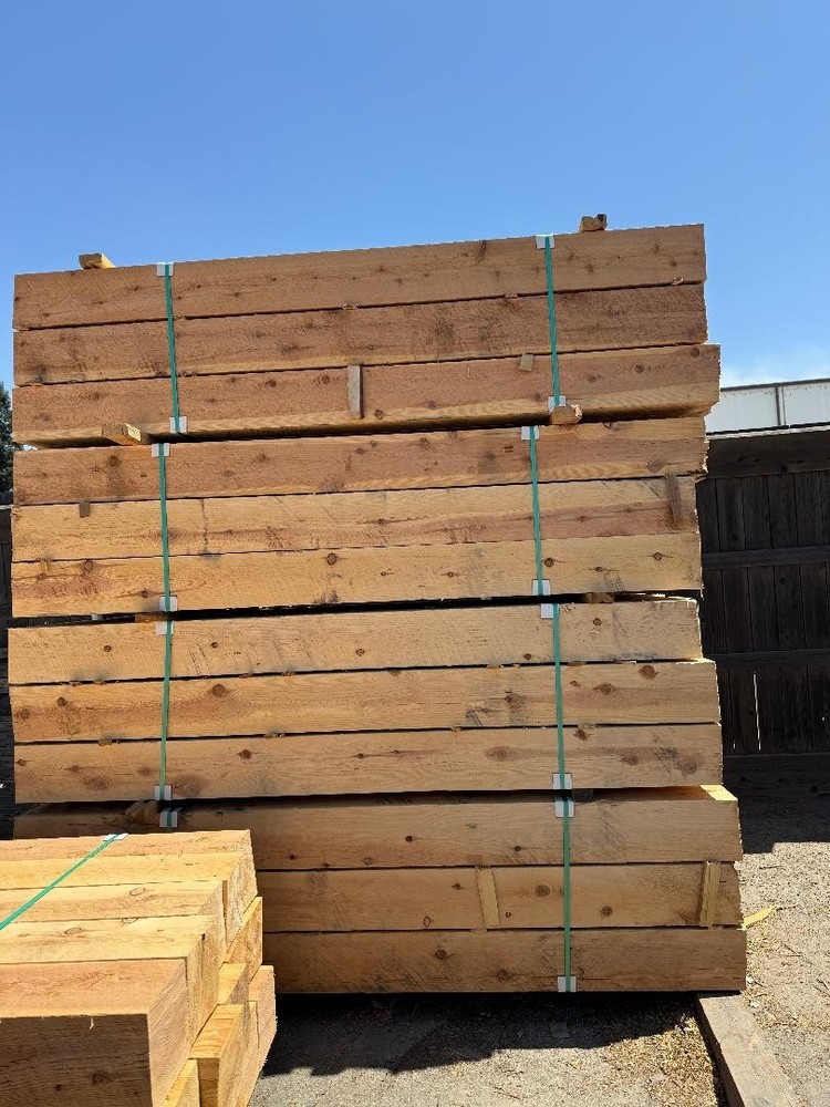 6x8 Western Cedar beams (24')