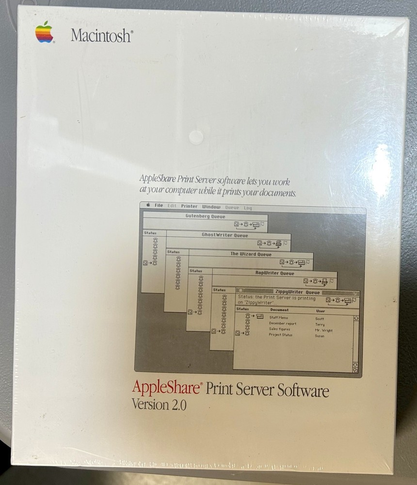 Apple Print Server Software 2.0 w/Software New in Box