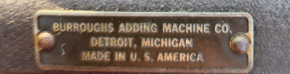 burroughs adding machine vintage