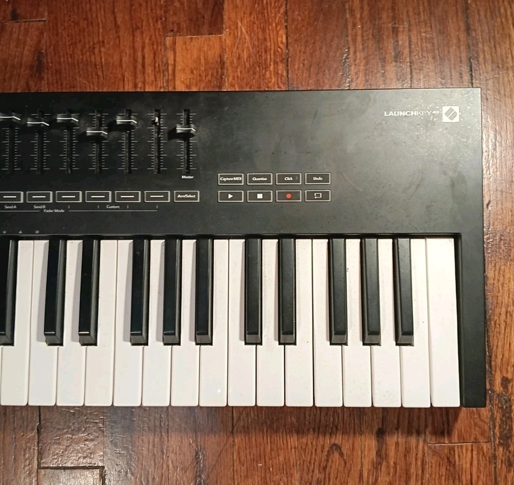 Launchkey 49 Novation keyboard controller used