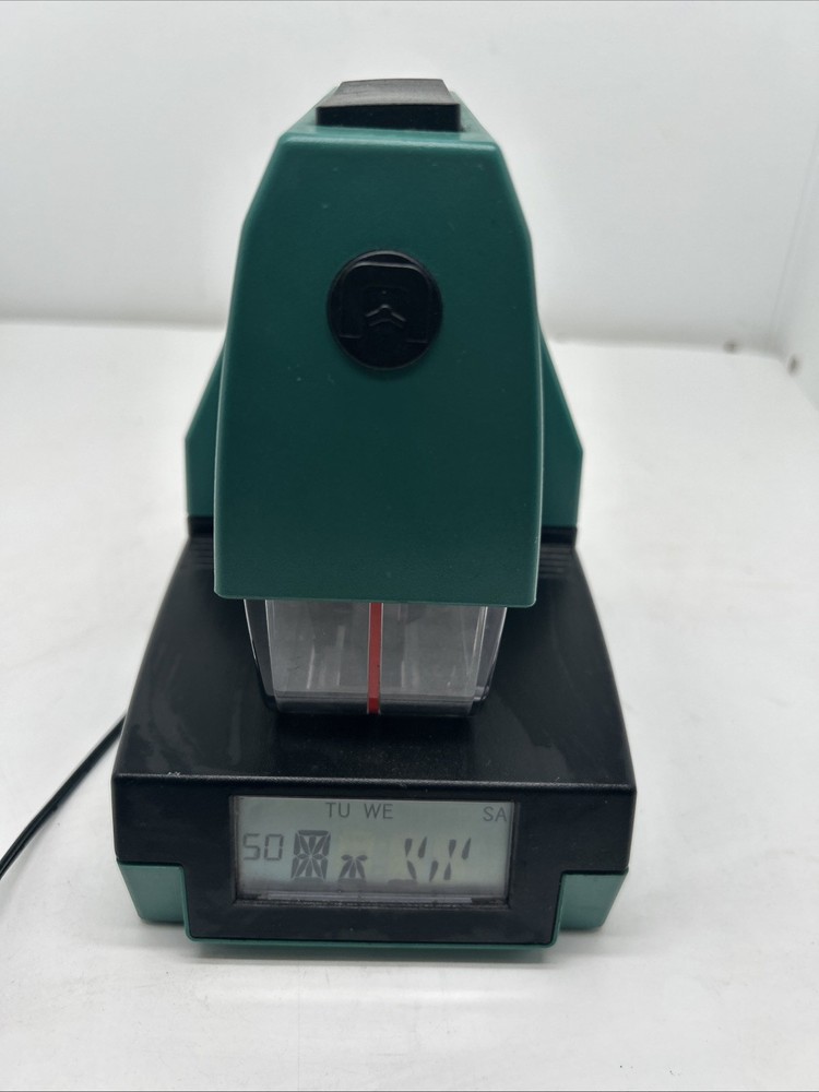 Acroprint ESP180 Time Clock W/Power Supply Powers ON!