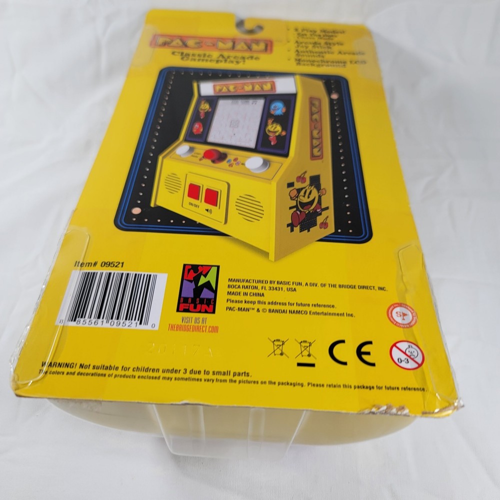 Pac-Man Mini Game Arcade Machine Handheld Classic Retro Tabletop