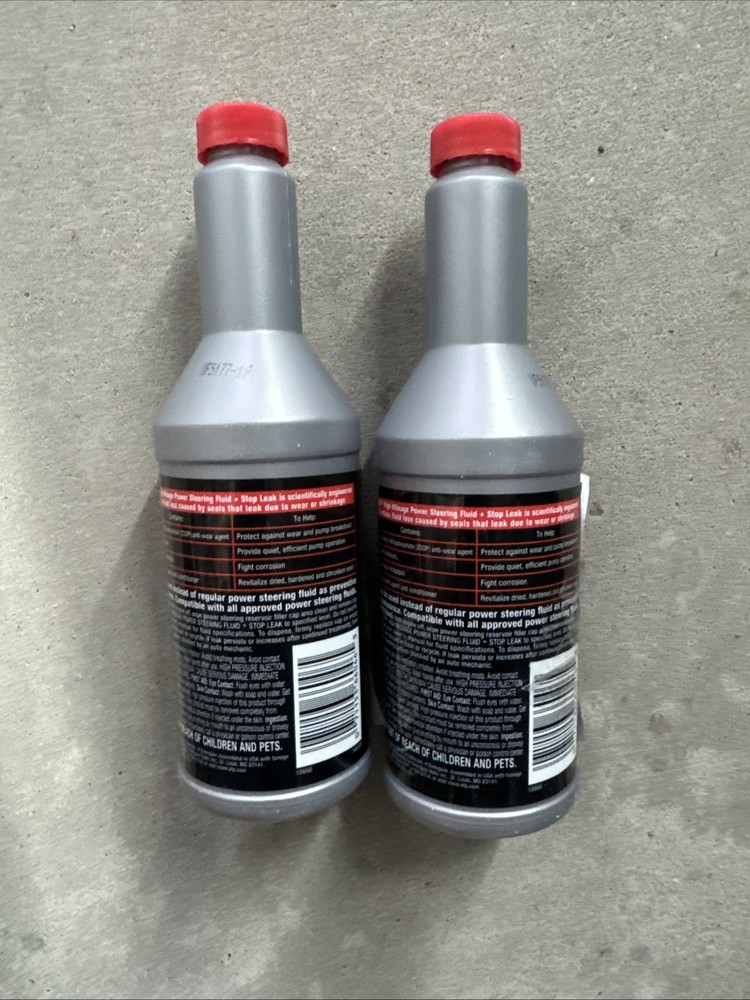 STP POWER STEERING FLUID & Stop Leaking, 12 Fl.oz, 2 Pack