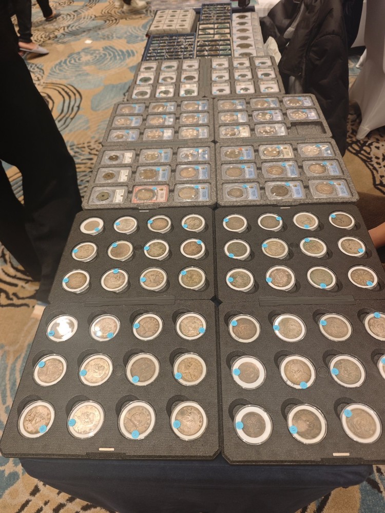 Storage Box / Protective Folder / Display Case with 24 Adjustable Coin Capsules