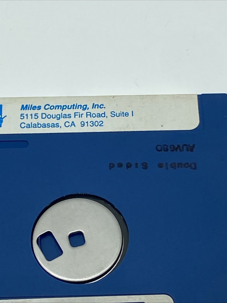 1990 Questmaster Disk 2 VTG PC Floppy Disk equilibrium Untested