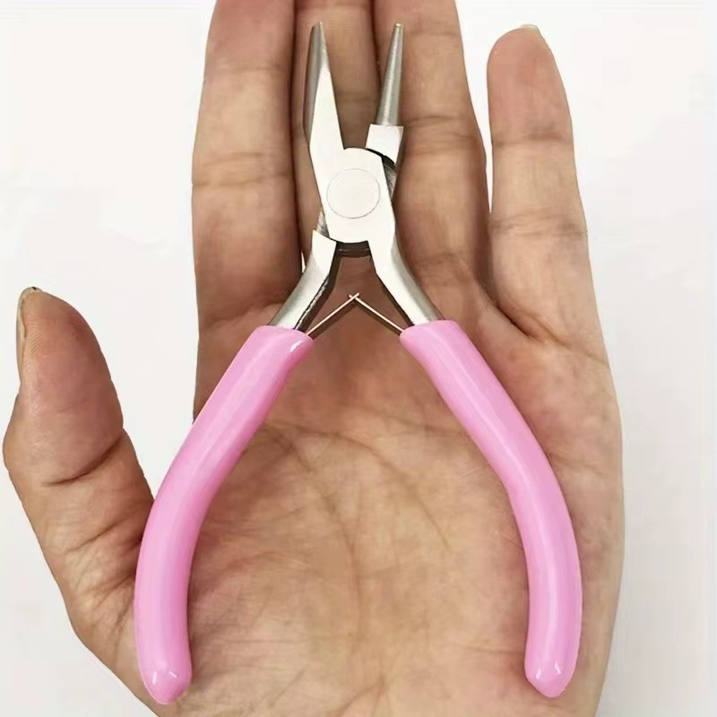 5in Round Concave Pliers Jewelry Making Precision Wire Loop Tool