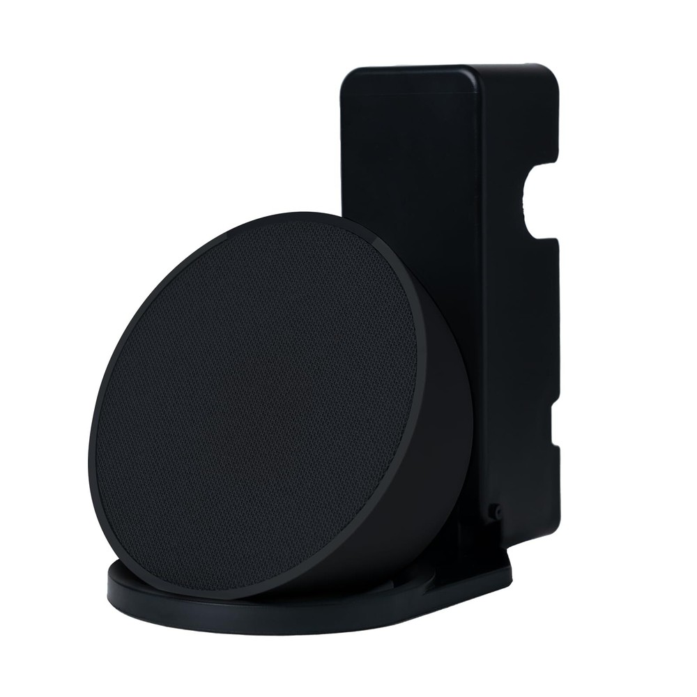 Wall Mount Holder for Echo Pop Speaker Black Cable Management Space Saver