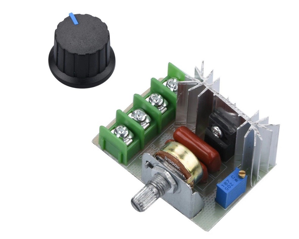 AC 110 220V 2000W High Power SCR Voltage Regulator Dimmer Motor Speed Controller